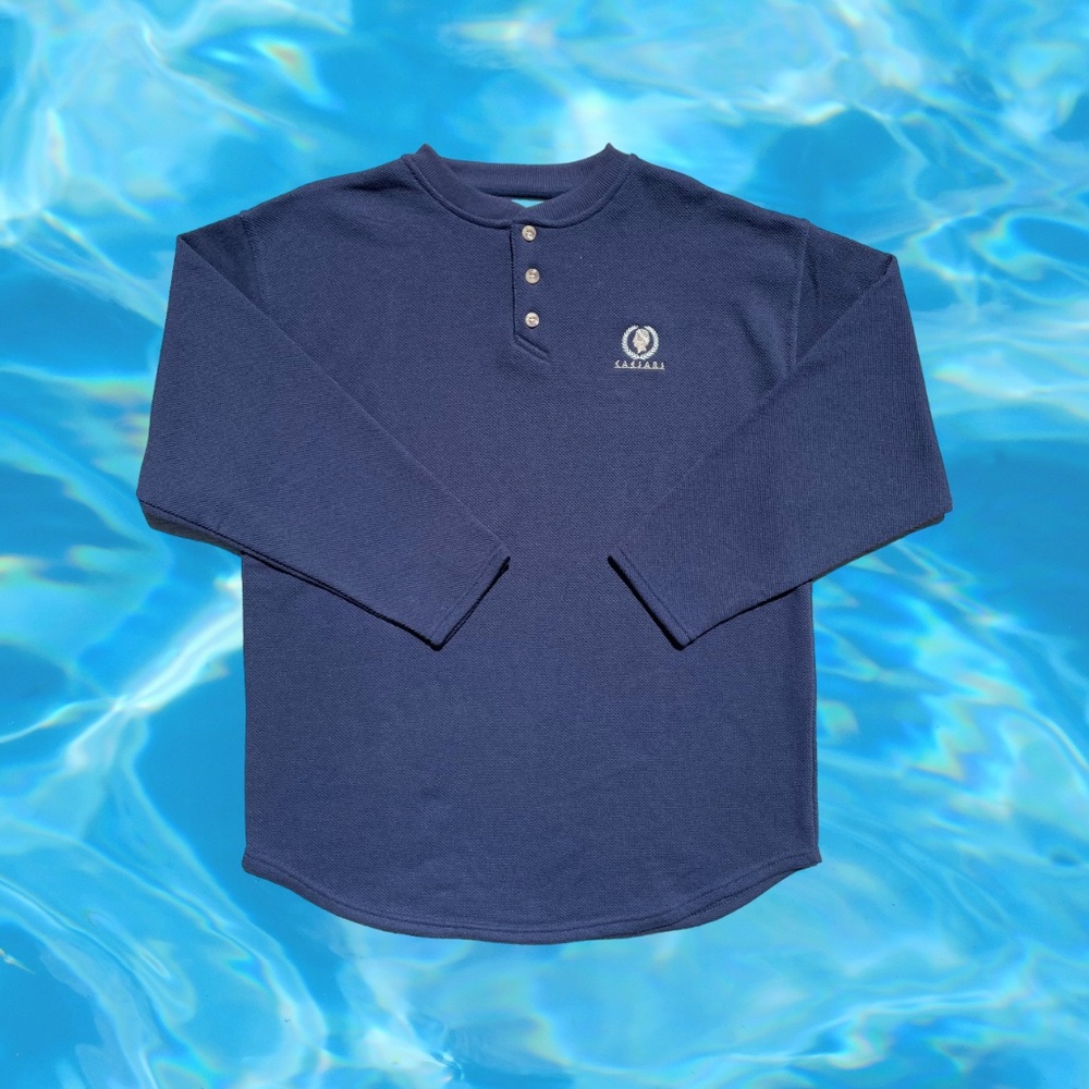 Caesars Palace Thermal Long Sleeve Button Up Shirt Men’s Medium by Gear For Spor